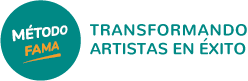 Método FAMA. Transformando artistas en éxito. Logo web
